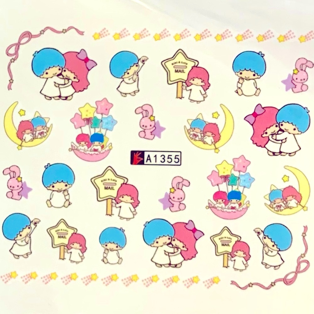 💌BO/GO$4 Little Twin Stars Nail Water transfers